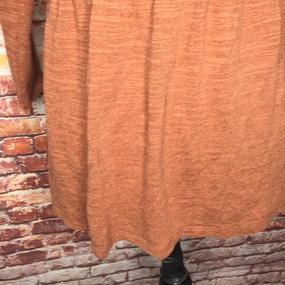 Old Navy Terra Cotta Empire Waist Knit Long Sleeved Blouse - Picture 5 of 10